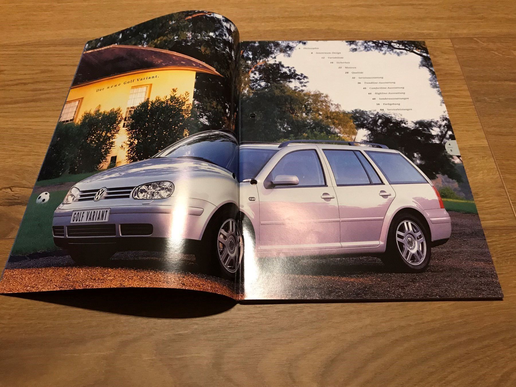 VW Documenti: Prospekt VW GOLF Variant 6.1999 – Usato da Freienstein venduto da Golfbueb 1