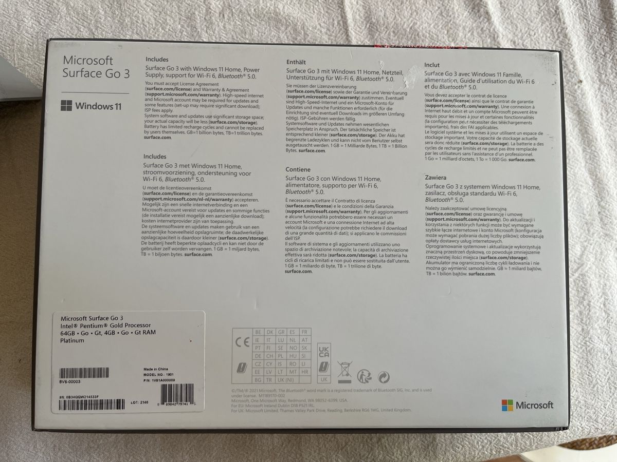 Microsoft Notebook: Microsoft Surface Go 3 – Usato da Aarberg venduto da Markuswalter 2