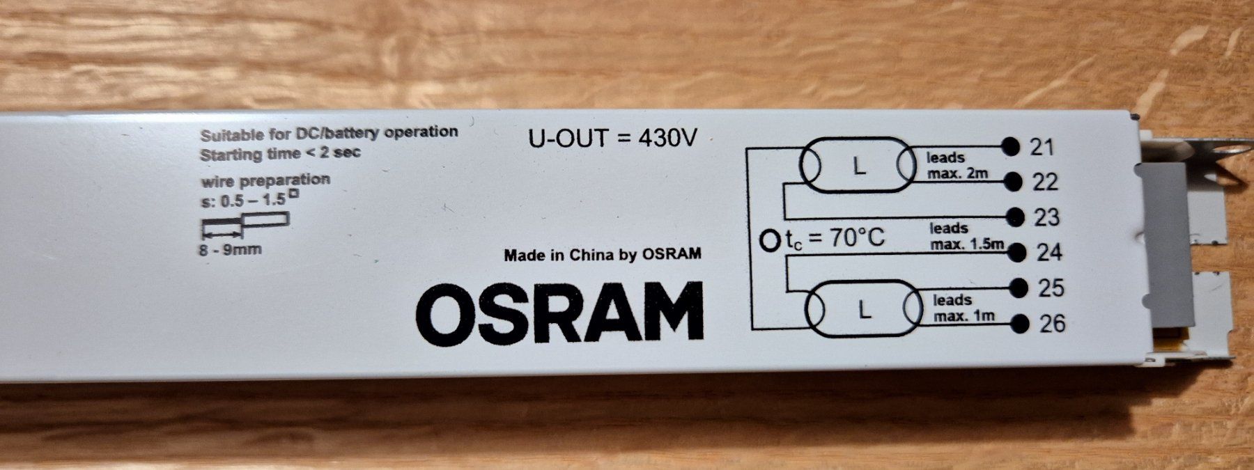 Osram Componenti elettronici: EVG für zwei Leuchten – Usato da Steinhausen venduto da joseph-sen 4