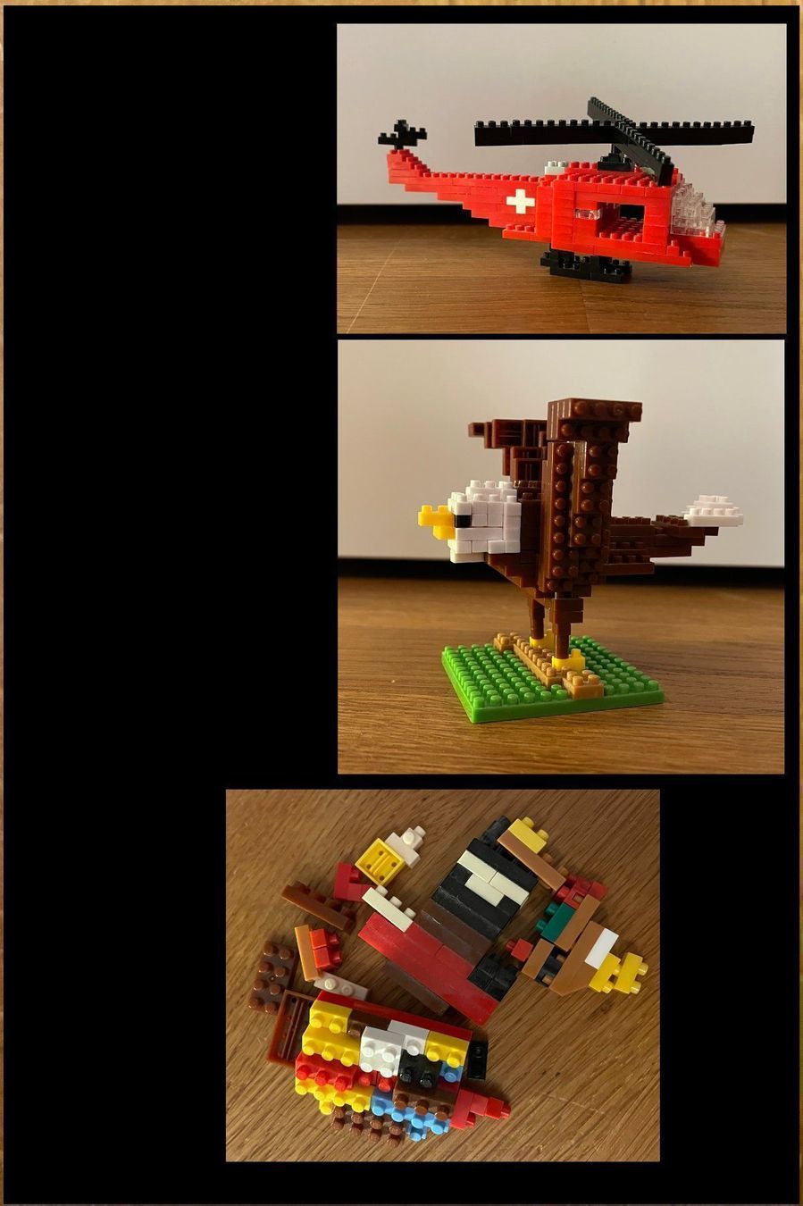 Lego Baukästen: Brixies Helikopter und Adler | mini "Lego-Bausteine" – Gebraucht aus Aarau von Chicca2006