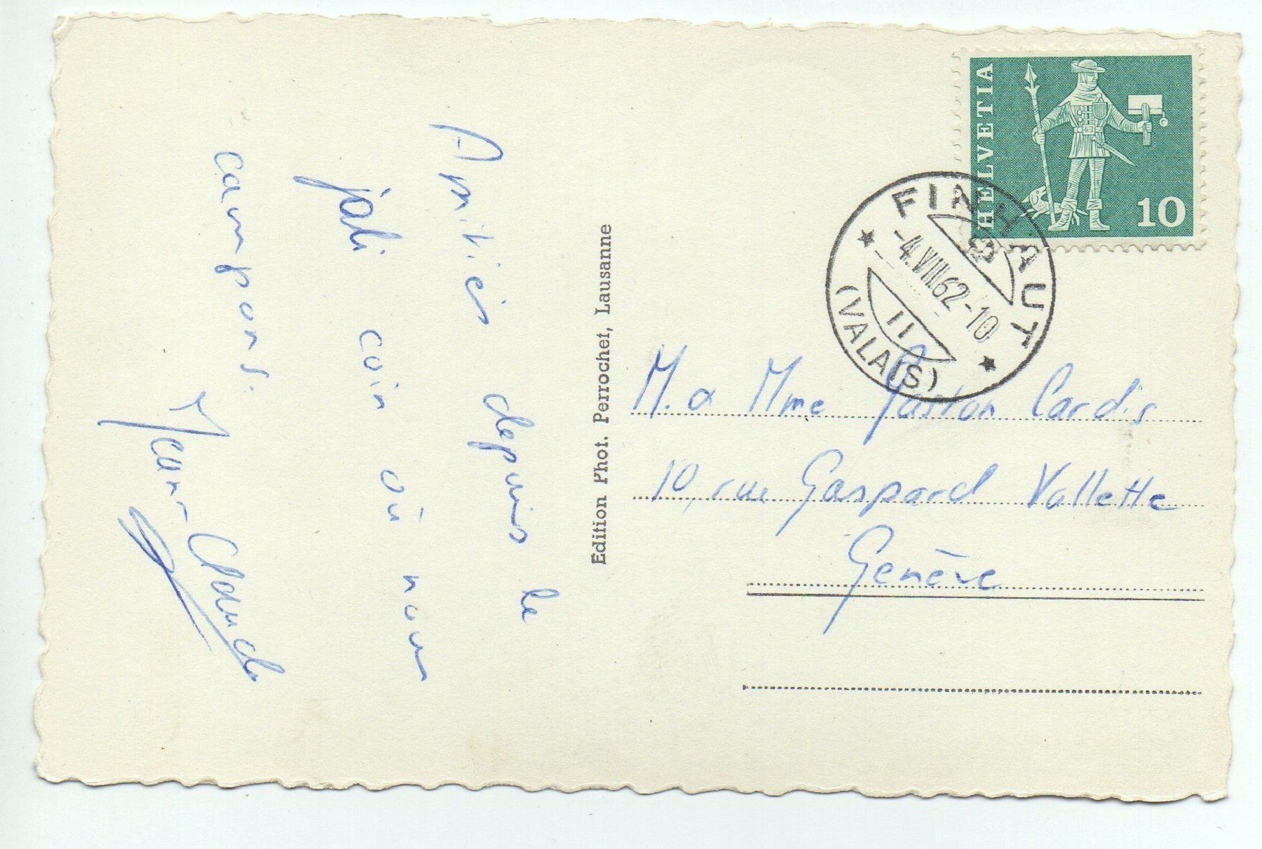 Cartes postales: HINHAUT Ligne du Martigny-Châtelard – D'occasion à Jona par philajona 1