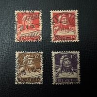 Tellbrustbild 126I-128, Vollstempel