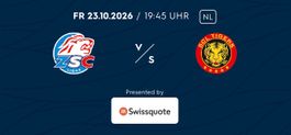 🍀 1x Sitzplatz 23.10. ZSC Lions - SCL Tigers