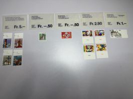 Schweizer Briefmarken Sammlung, verschiedene Jahrgänge (135)