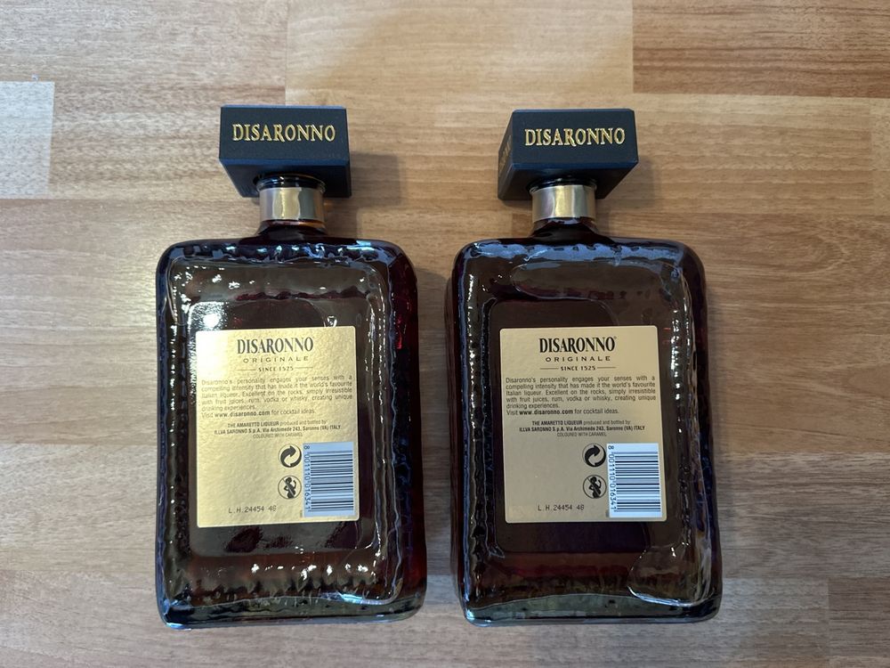Spiritueux: 2 Flaschen Disaronno Amaretto Likör 1 Liter, ungeöffnet – Neuf avec emballage d'origine à St.Gallen par maierm01 1