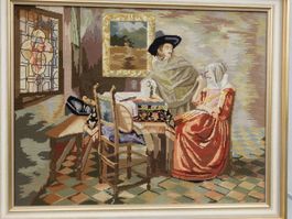 GROSSER HÜBSCHER GOBELIN AUS DEN 60ER JAHREN