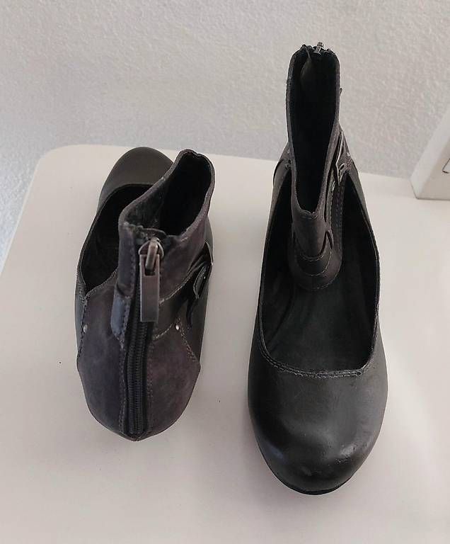 Scarpe da donna: schöne Damen Schuhe Gr. 42, Leder grau – Usato da Basel venduto da hbe_6gsv