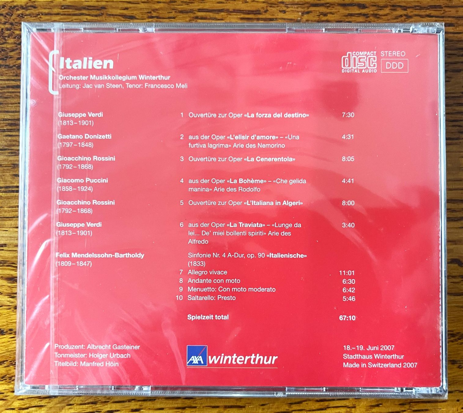 CD: Italien CD - Neu – Nuovo e nell'imballaggio originale da Oftringen venduto da Vucki 2