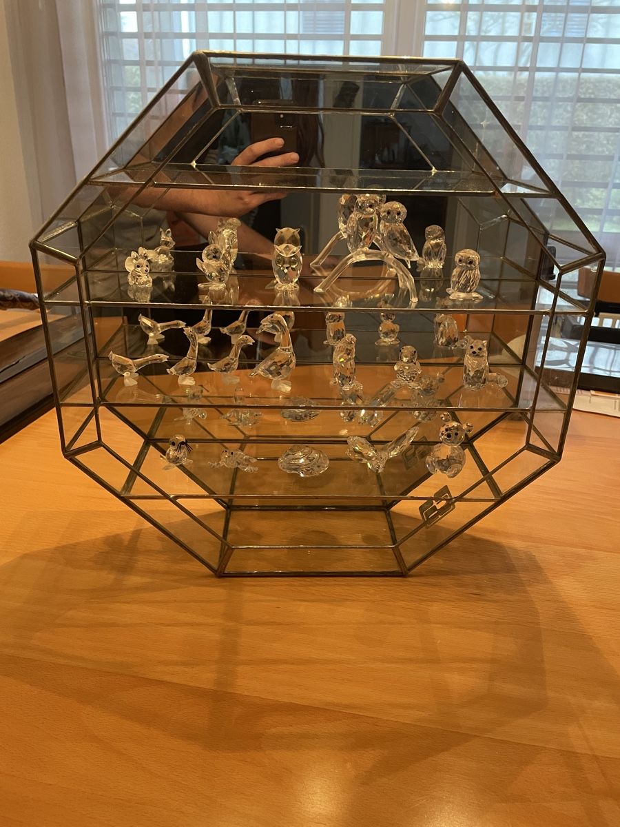 Swarovski Tutte le decorazioni: Swarovski Sammlung mit Vitrine – Usato da Aarberg venduto da Lars28