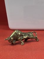 Stier Figur aus Messing kleine Dekoration guter Zustand