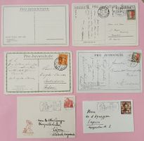 6 Pro Juventute Briefli und Karten