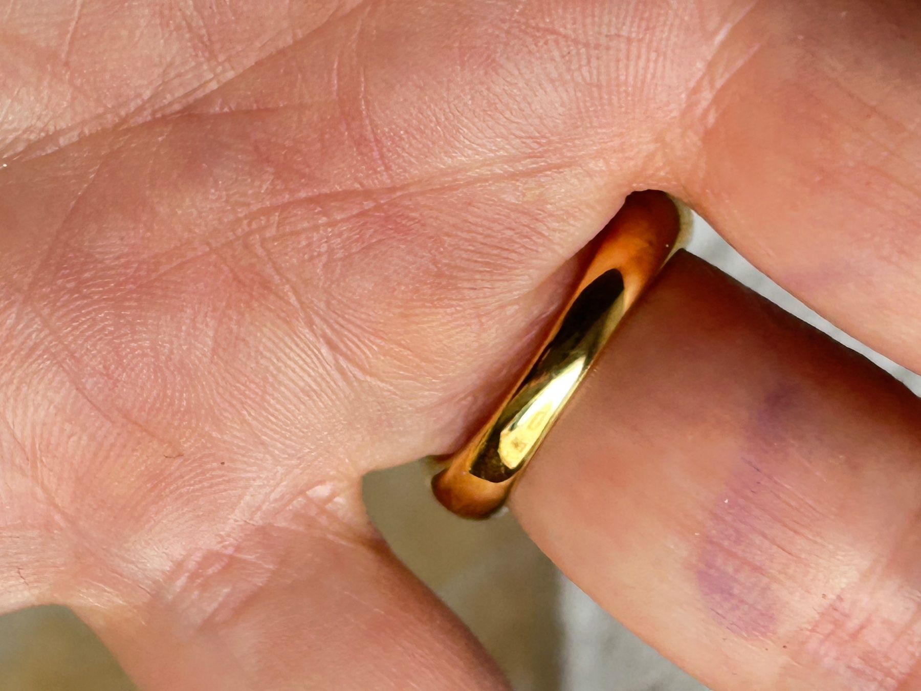 Anelli: Silberring ORANGE golden light (58) – Usato da Laufen venduto da belleskulptur 3