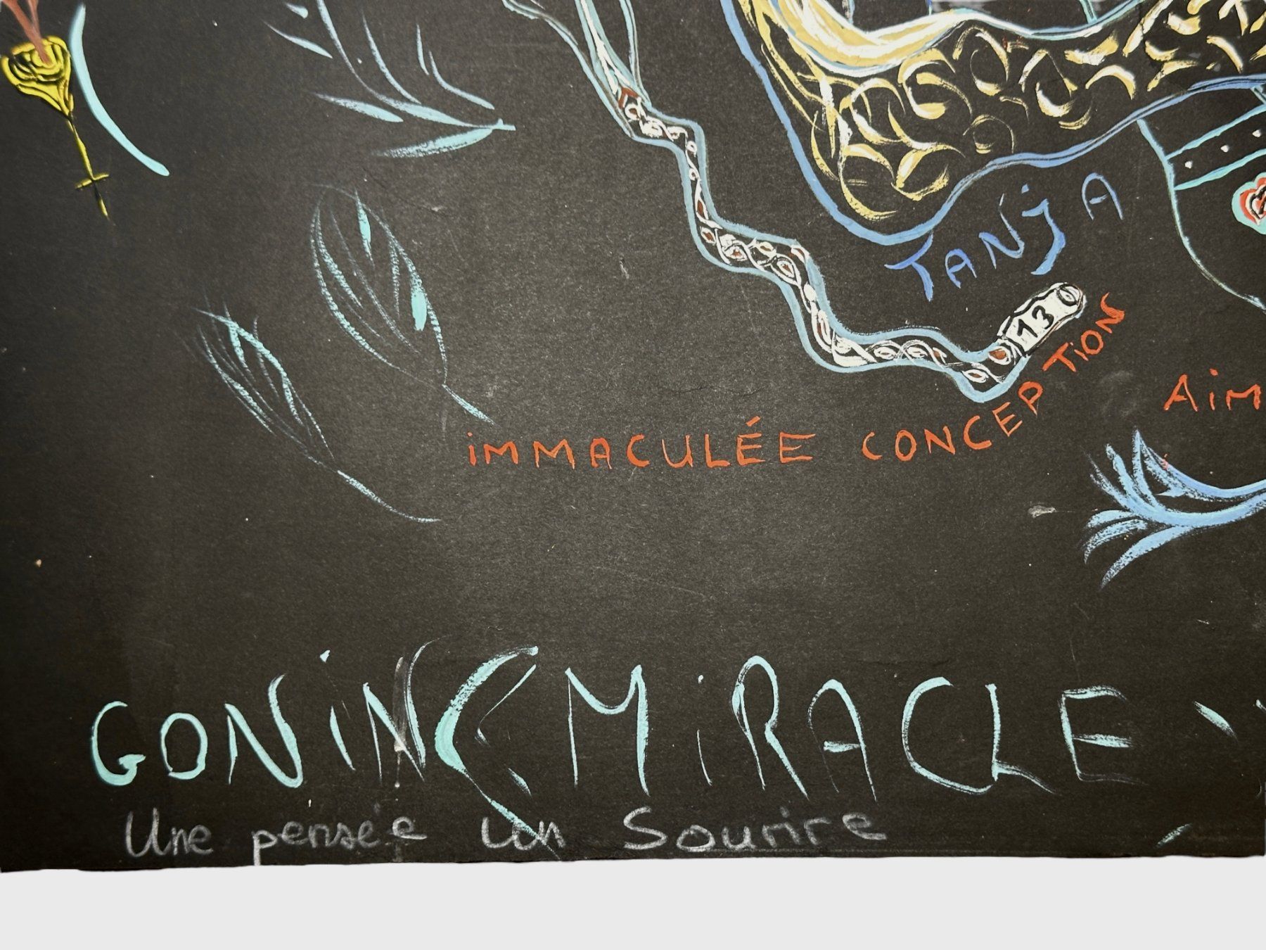 Tableaux: Peinture techniques mixtes sur papier. Signée – D'occasion à Morges par magicle 9