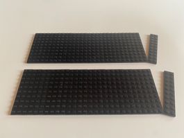 LEGO - 30 - SCHWARZE - ZWEIERPLÄTTLI - 10 X 2