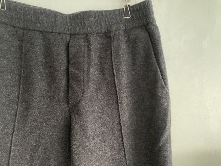 Pantalon COS jogger s noir mélange de laine