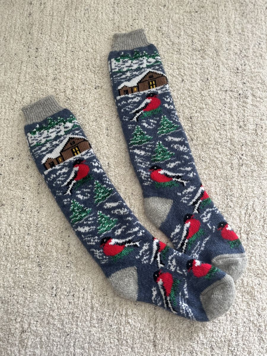 Calze: Warm knee-high socks - wool blend – Nuovo (secondo la descrizione) da Cully venduto da Maar_K