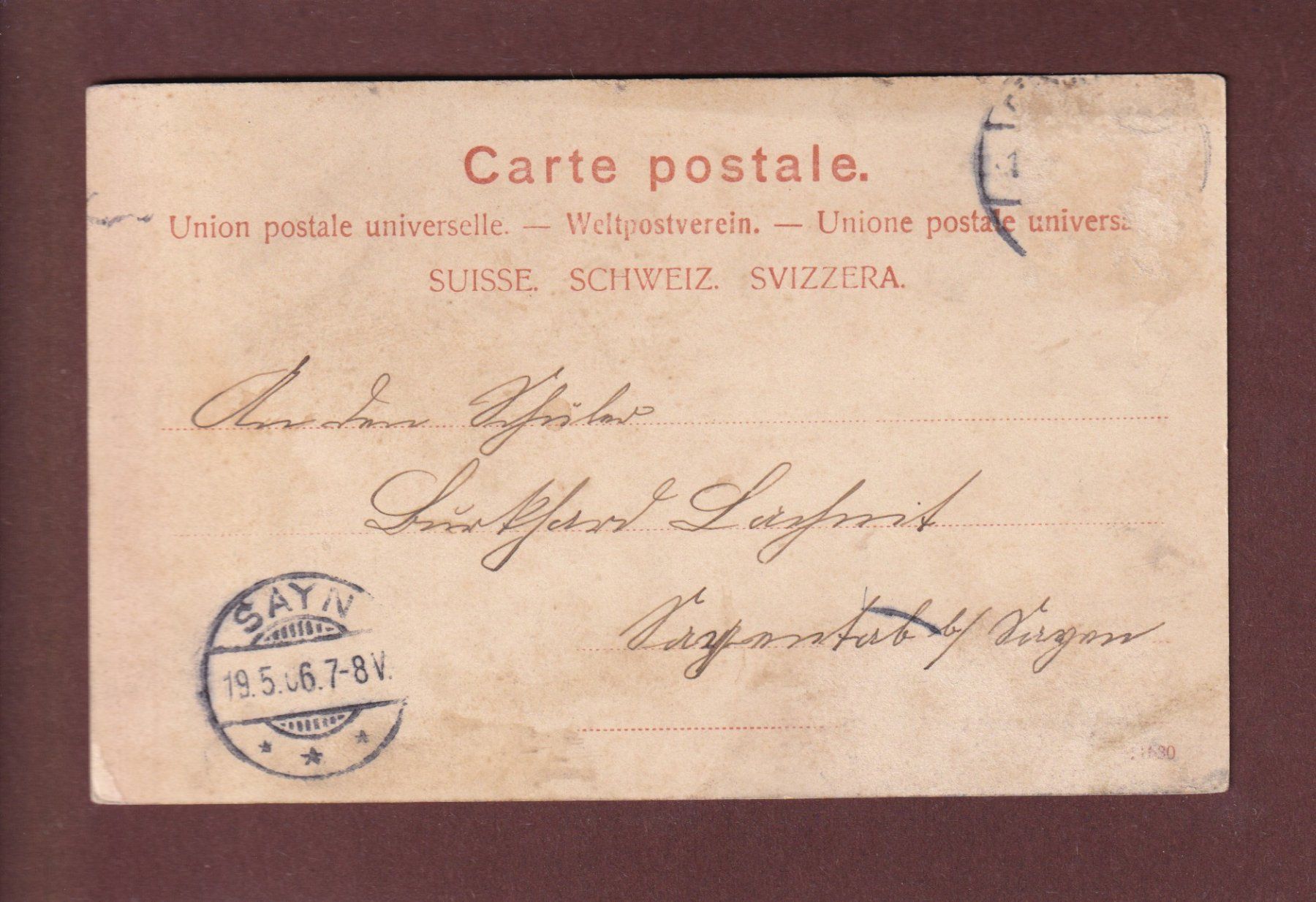 Cartes postales: GLETSCHER-BESTEIGUNG - 1906 – D'occasion à Pully par nicecards-shop 1
