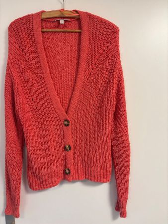 Damen Strickjacke Esprit, Koralle, Grösse M - NEU!