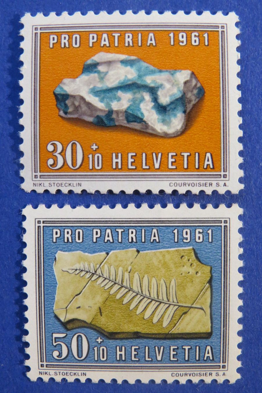 Tutti i francobolli: Serie Pro Patria 1961 postfrisch **,  - SBK: 8.-. – Nuovo (secondo la descrizione) da Brunnen venduto da Kumari 1