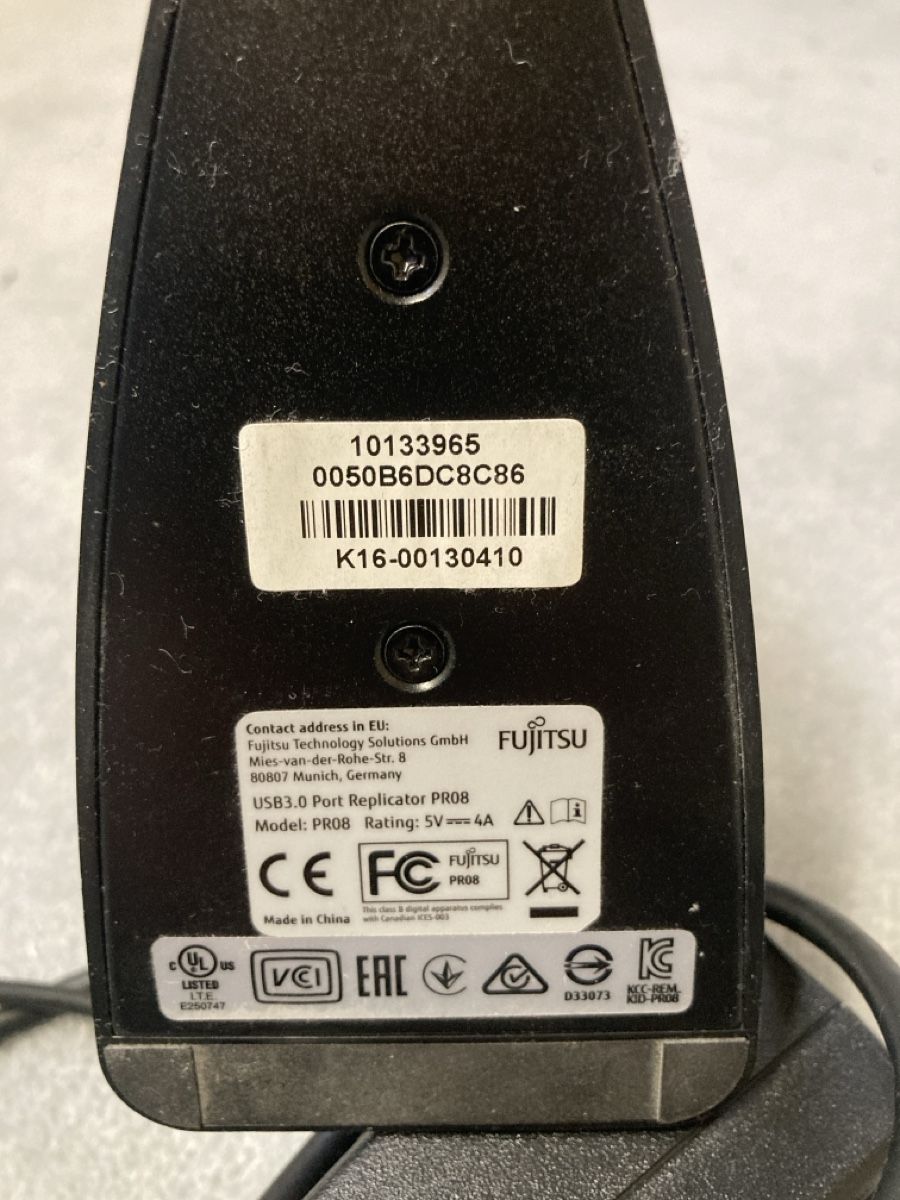 Fujitsu Docking station: Fujitsu USB 3.0 Port Replicator PR08 - Docking Station – Usato da Frauenfeld venduto da Bubich19 3