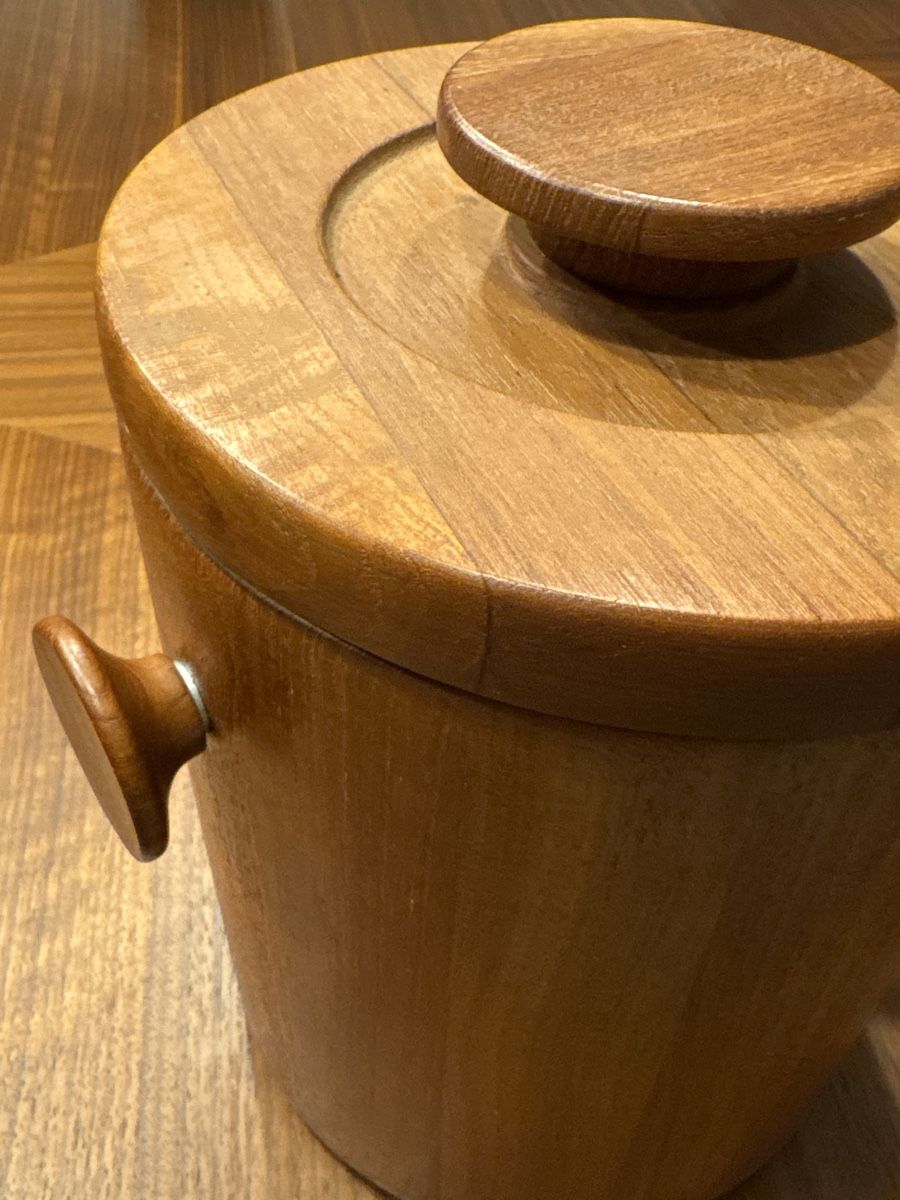 Altro: Vintage Teak Weinkühler / Sektkühler / Eiskübel – Usato da Grenchen venduto da Lucy68 1