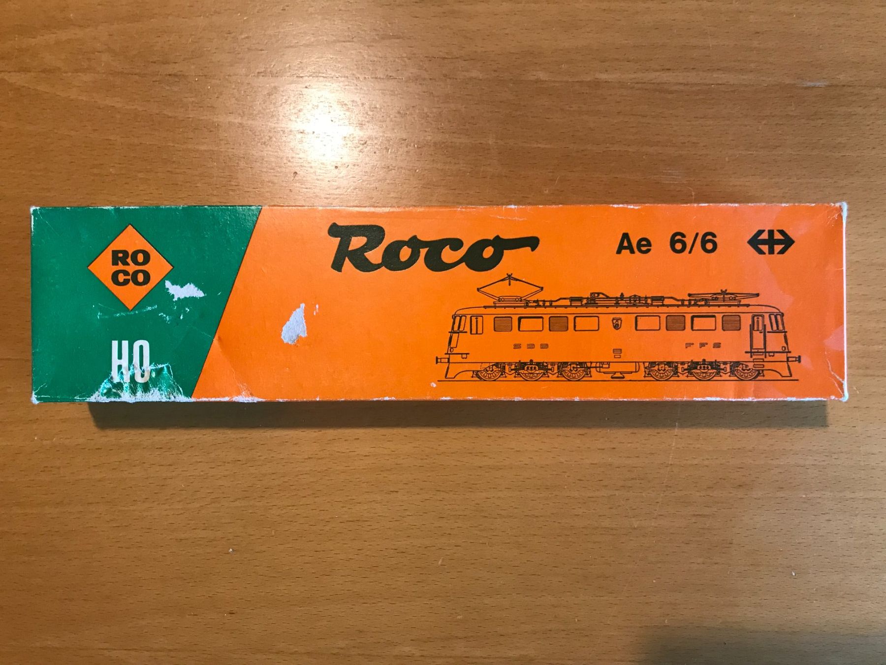 Roco Modellini di ferrovie: Roco Nr. 43937 Ae 6/6 Leerkarton – Usato da Luzern venduto da mey_s13