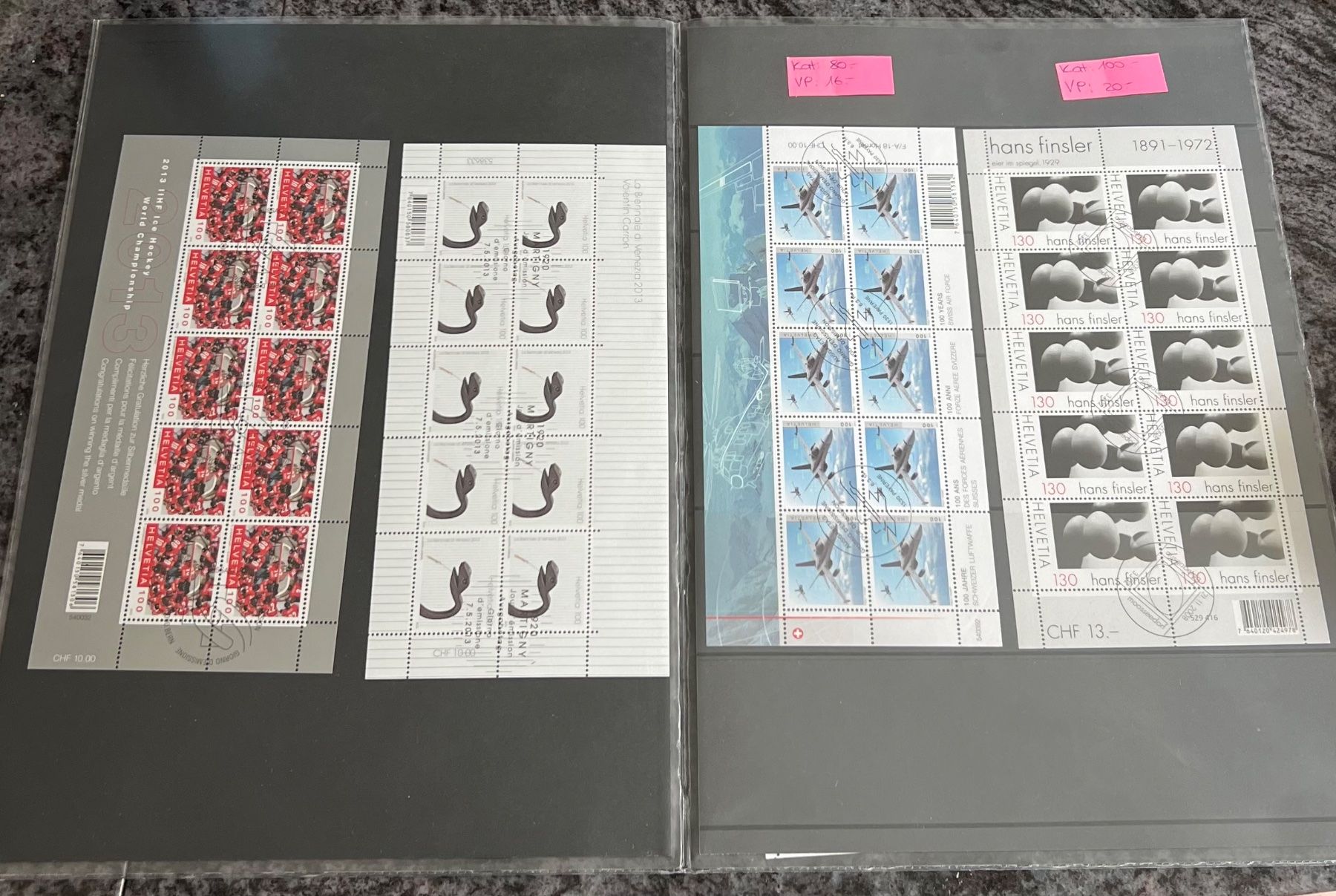 Tutti i francobolli: Diverse CH Briefmarken Bogen. Katalogwert ca. 1000.- – Usato da Münchenbuchsee venduto da dani1113 1