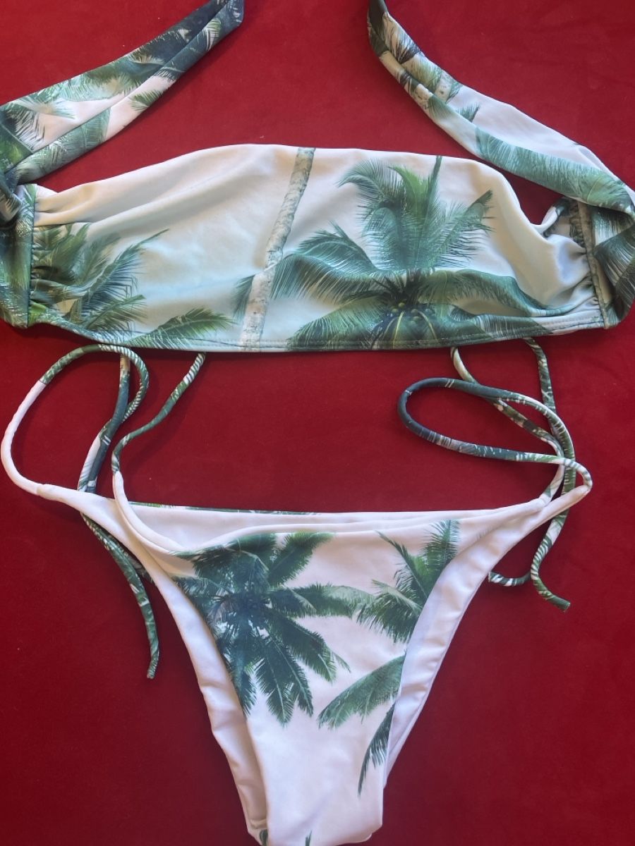 Costumi da bagno & Bikini: Bikini Sei Bella Palmenmuster Grösse L neuwertig – Usato da Muralto venduto da jac_hkz5