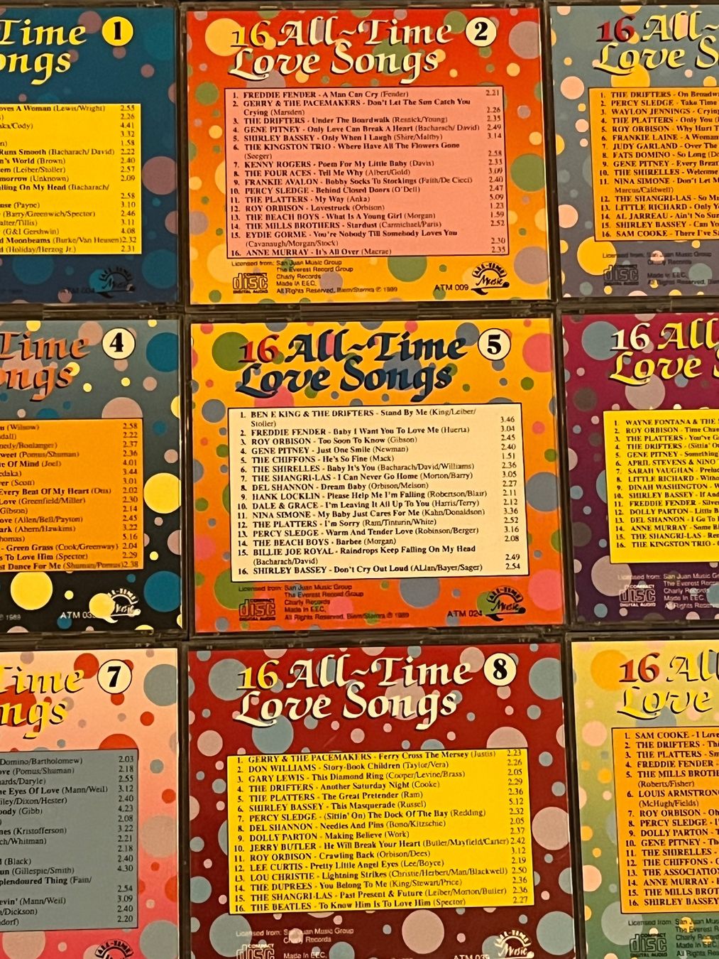 CD: All-Time Love Songs 10CDs – Usato da Bottmingen venduto da hilairea 3