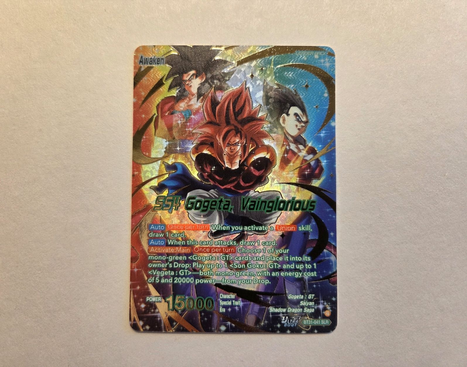 Bandai Sammelbilder & Trading cards: Dragon Ball SS4 Gogeta – Neu (gemäss Beschreibung) aus Stachen von Gon_Soku