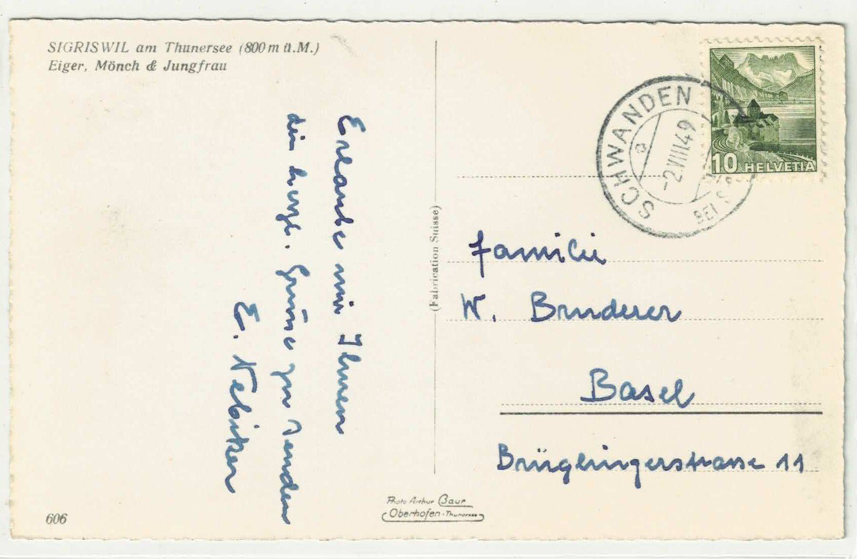 Cartoline postali: Sigriswil - Kuhherde – Usato da Ettingen venduto da Kartenplanet 1