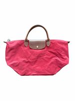 Sac à main Longchamp rouge, format moyen, état occasion