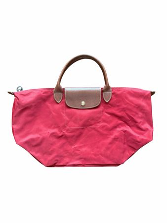 Sac à main Longchamp rouge, format moyen, état occasion