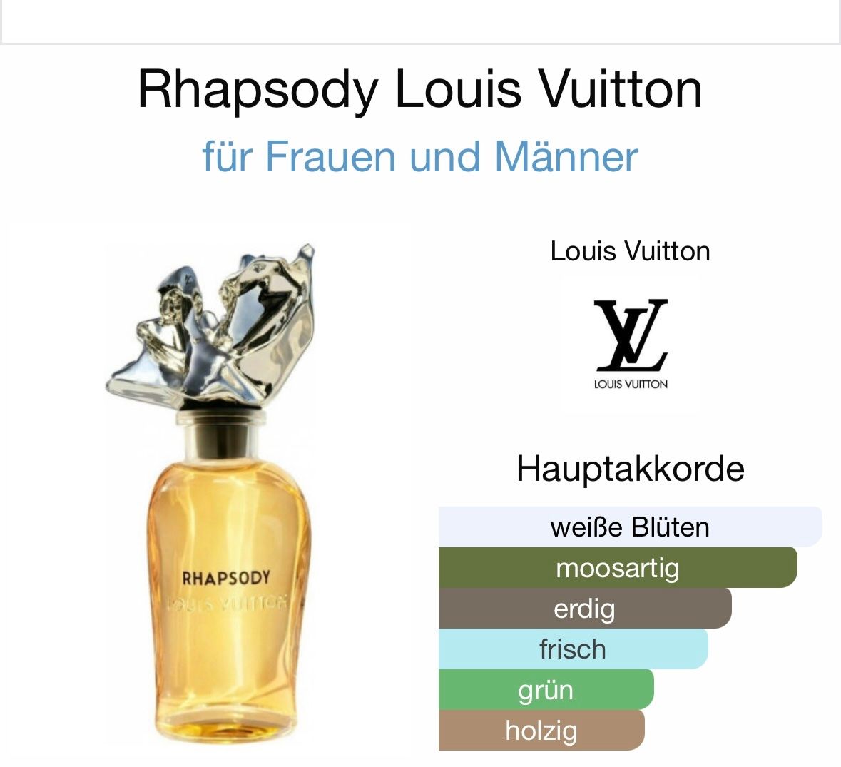 Louis Vuitton Profumi & Eau de Toilette: Louis Vuitton - Rhapsody  - 2ML -  Duftprobe Probe – Nuovo (secondo la descrizione) da Düdingen venduto da parfum_tester 6