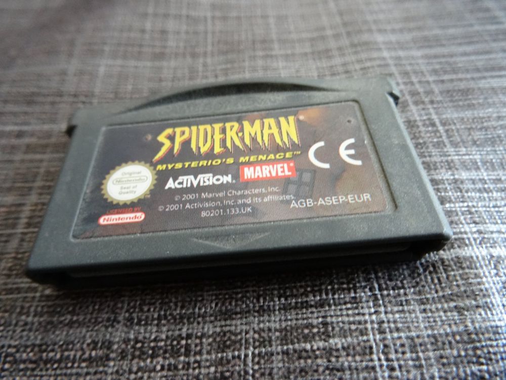 Spider-Man Mysterio's Menace Nintendo Game Boy Advance WATA Graded 9.0 Sealed A