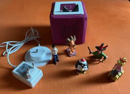 Toniebox beere inkl. Ladekabel + 5 Tonies