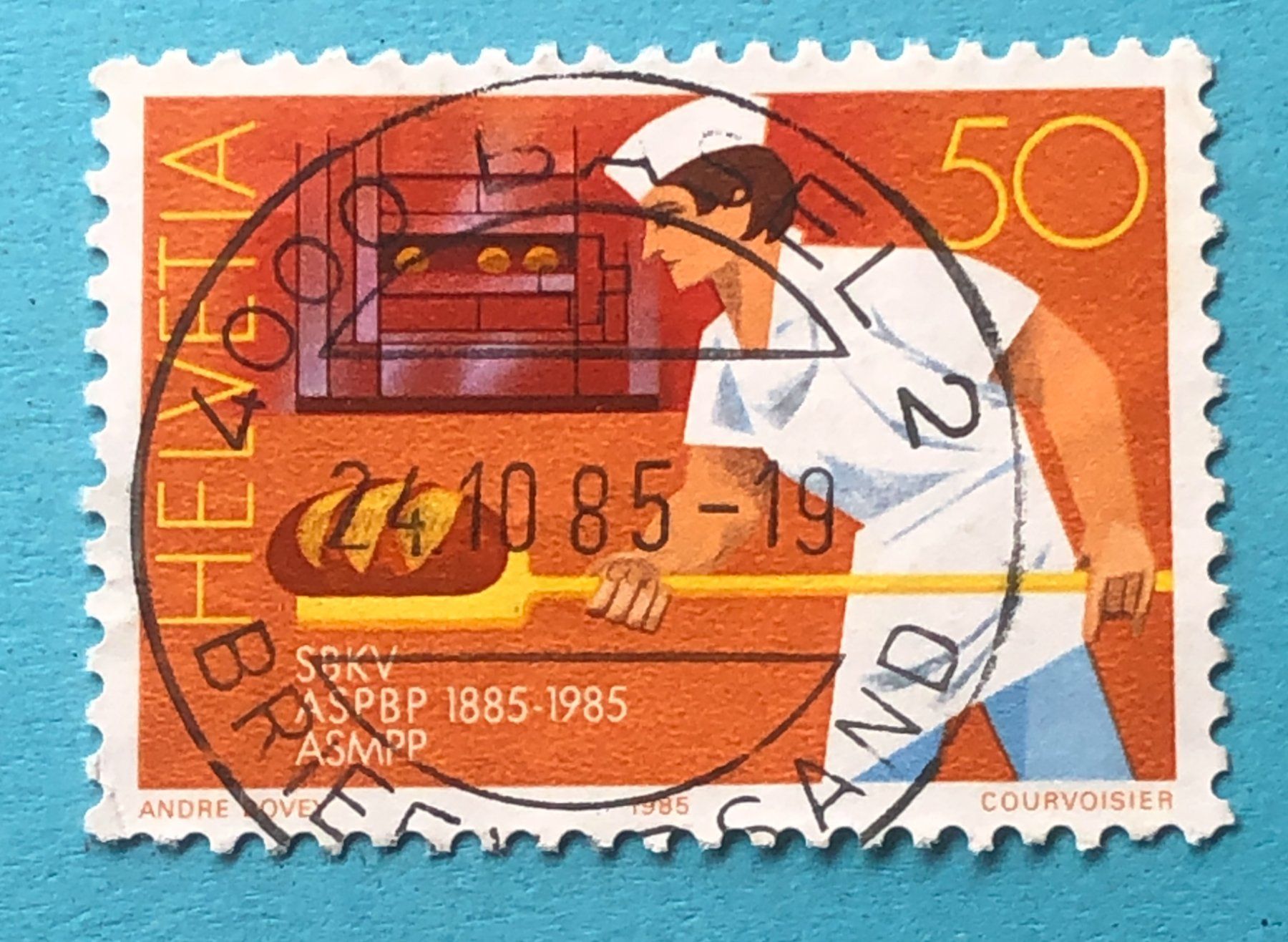 Tutti i francobolli: Nr.717 Stempel Basel 1985    – Usato da Aarau venduto da Billa007