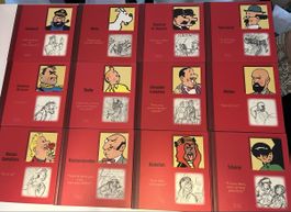 Album et croquis de dessins de Tintin 