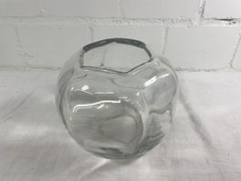 Grosse Glasvase, Blumenvase, Dekoration, Vintage Look!