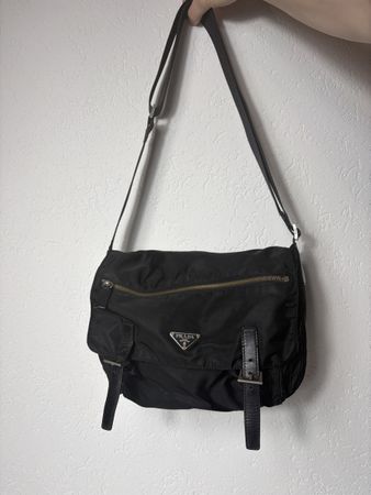 Sac Messager Prada Vela Sport Nylon Noir - Authentique
