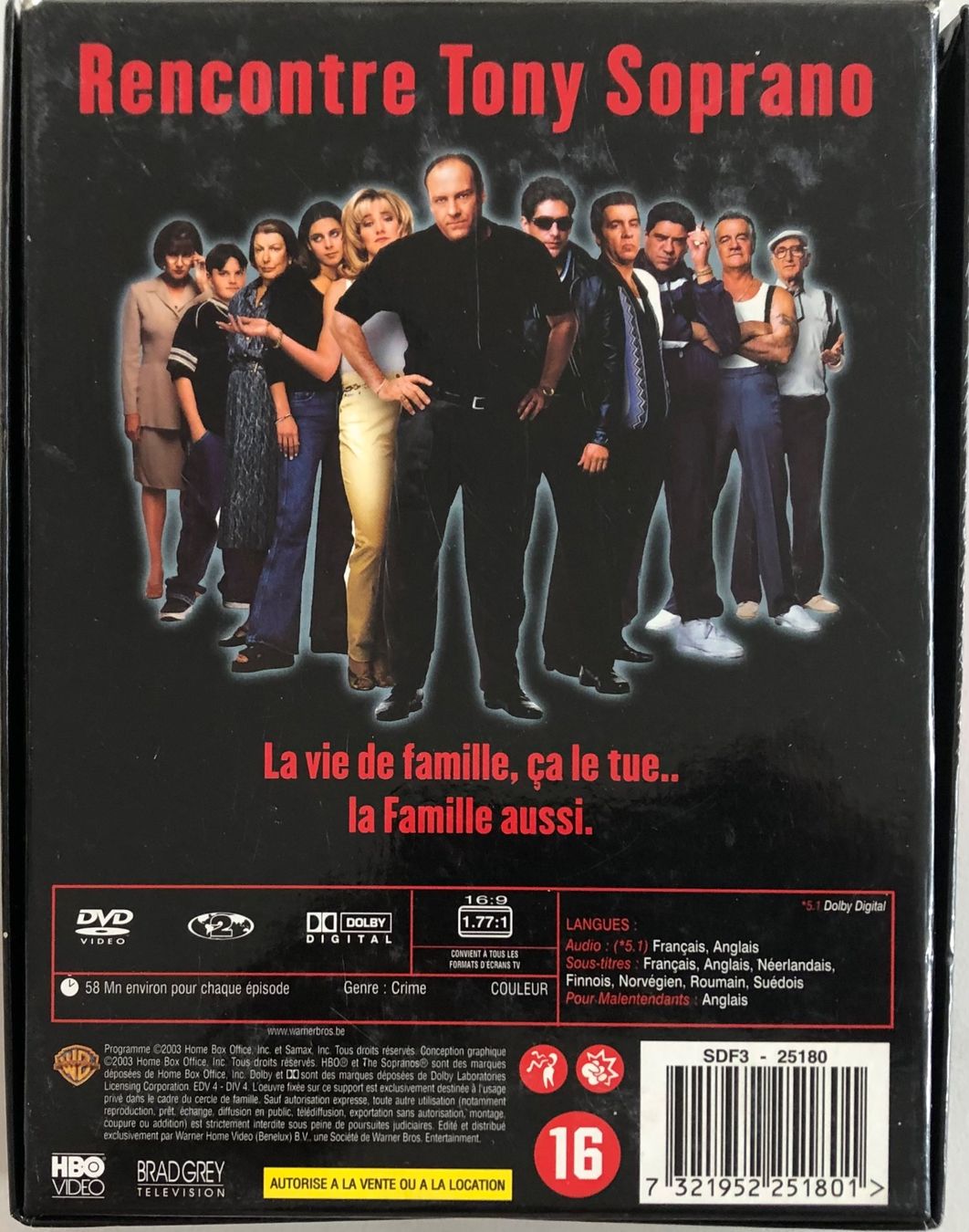 Tous les DVDs: LES SOPRANO (SAISON 1) – D'occasion à Poliez-Pittet par Newtown-Records 1