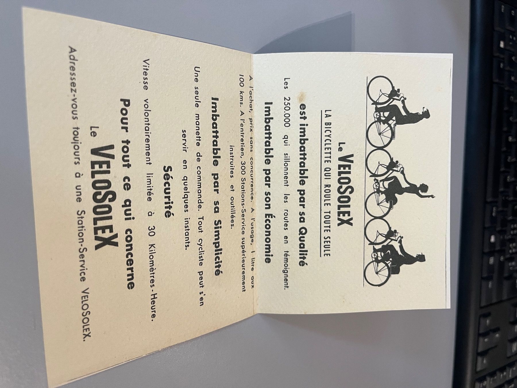Dokumente: Velosolex Prospekt – Gebraucht aus Mönchaltorf von VaSo56 1