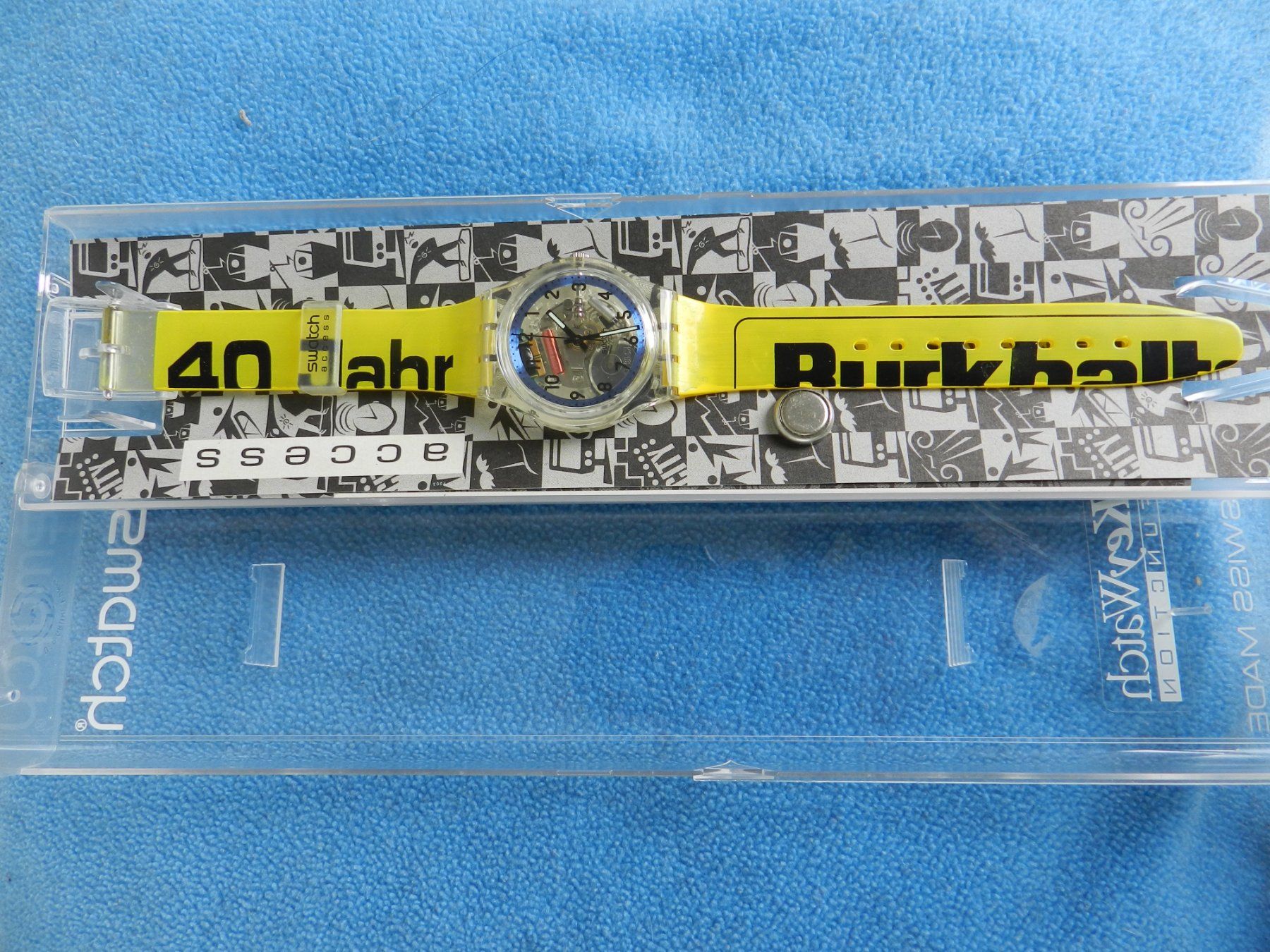 Swatch Orologi: 40 Jahre Burkhalterswatch – Nuovo (secondo la descrizione) da Zürich venduto da Apfeltorte 3