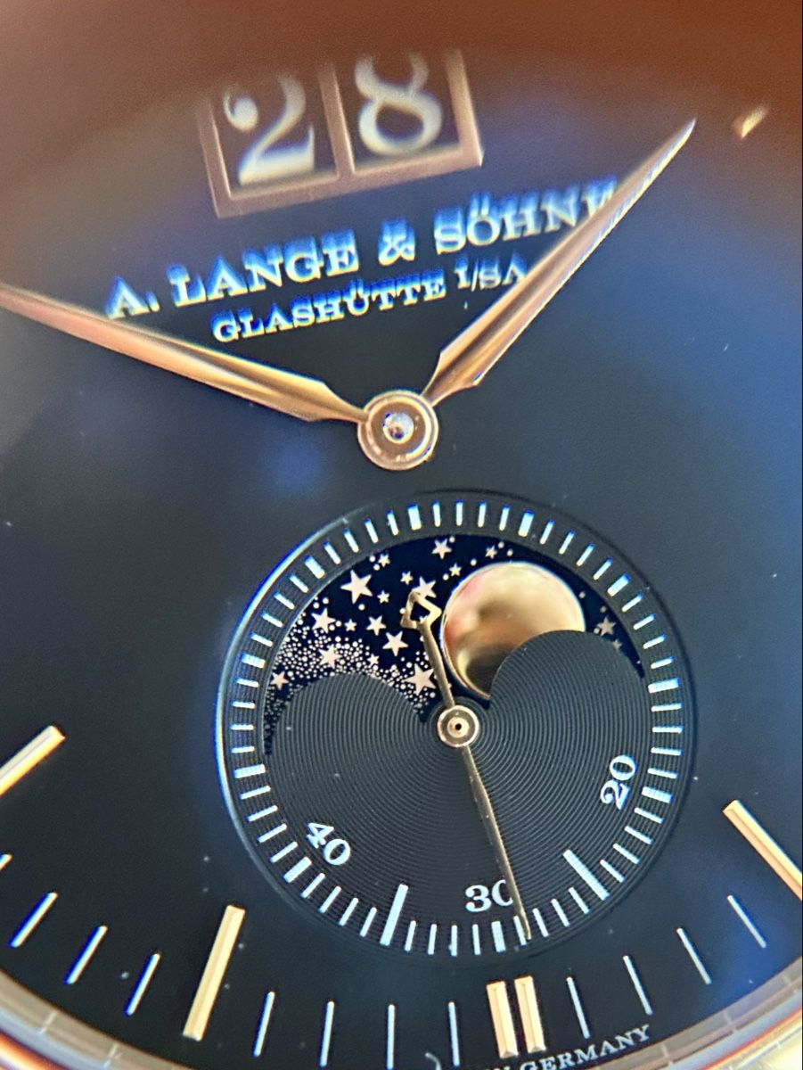 A. Lange & Söhne Uhren: A. Lange & Sohne Saxionia Moon Phase – Neu (gemäss Beschreibung) aus villiers von rob_f7yw 7