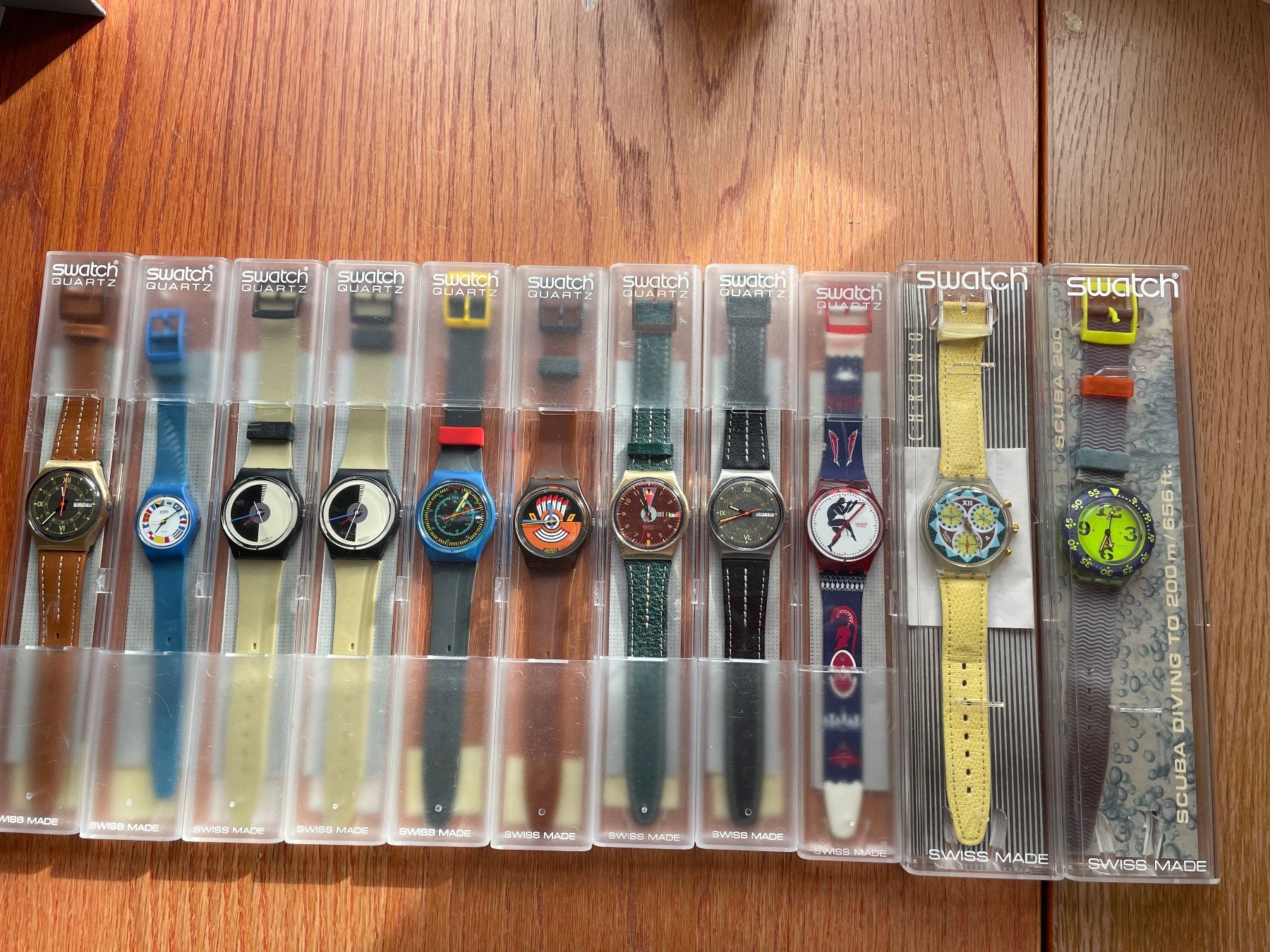 Swatch Orologi: Vintage SWATCH – Nuovo e nell'imballaggio originale da Maur venduto da terryf