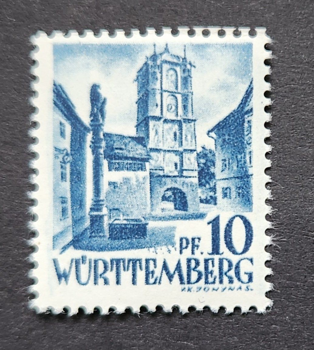 Alle Briefmarken: Französische Zone Württemberg-Mi 3 ** – Neu und originalverpackt aus Hittnau von stamps_and_coins