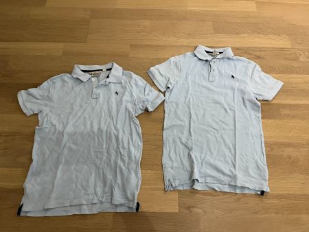 2 Polo-Shirts Gr. 146/152; schönes hellblau; guter Zustand