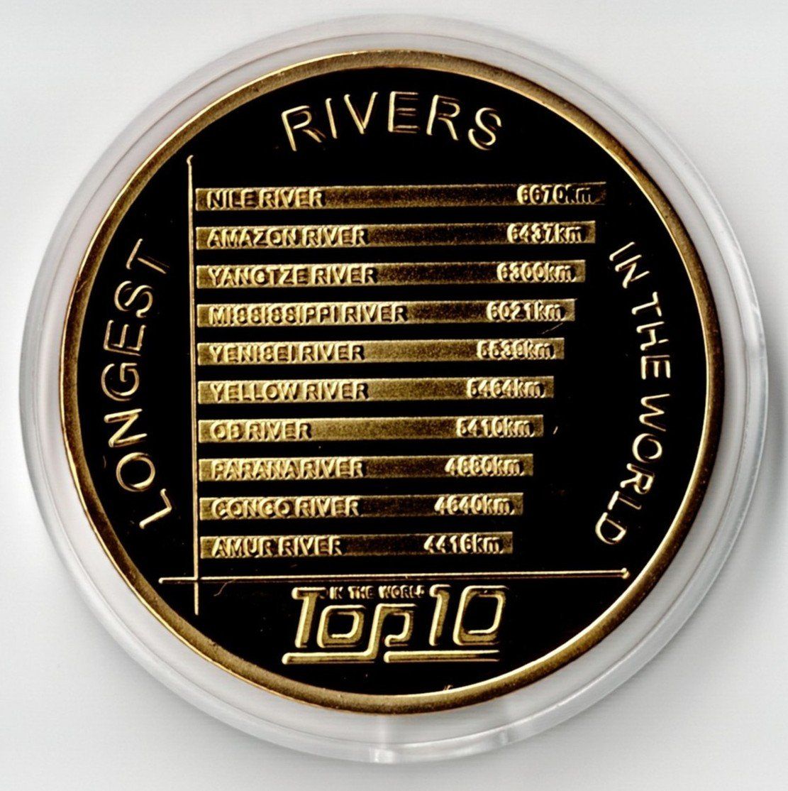 Medaglie: Amur River_Asia_Longest Rivers in The World – Nuovo (secondo la descrizione) da Hombrechtikon venduto da Fraese01 5