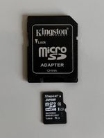 MicroSD Karte Kingston 32GB Class 10 mit Adapter