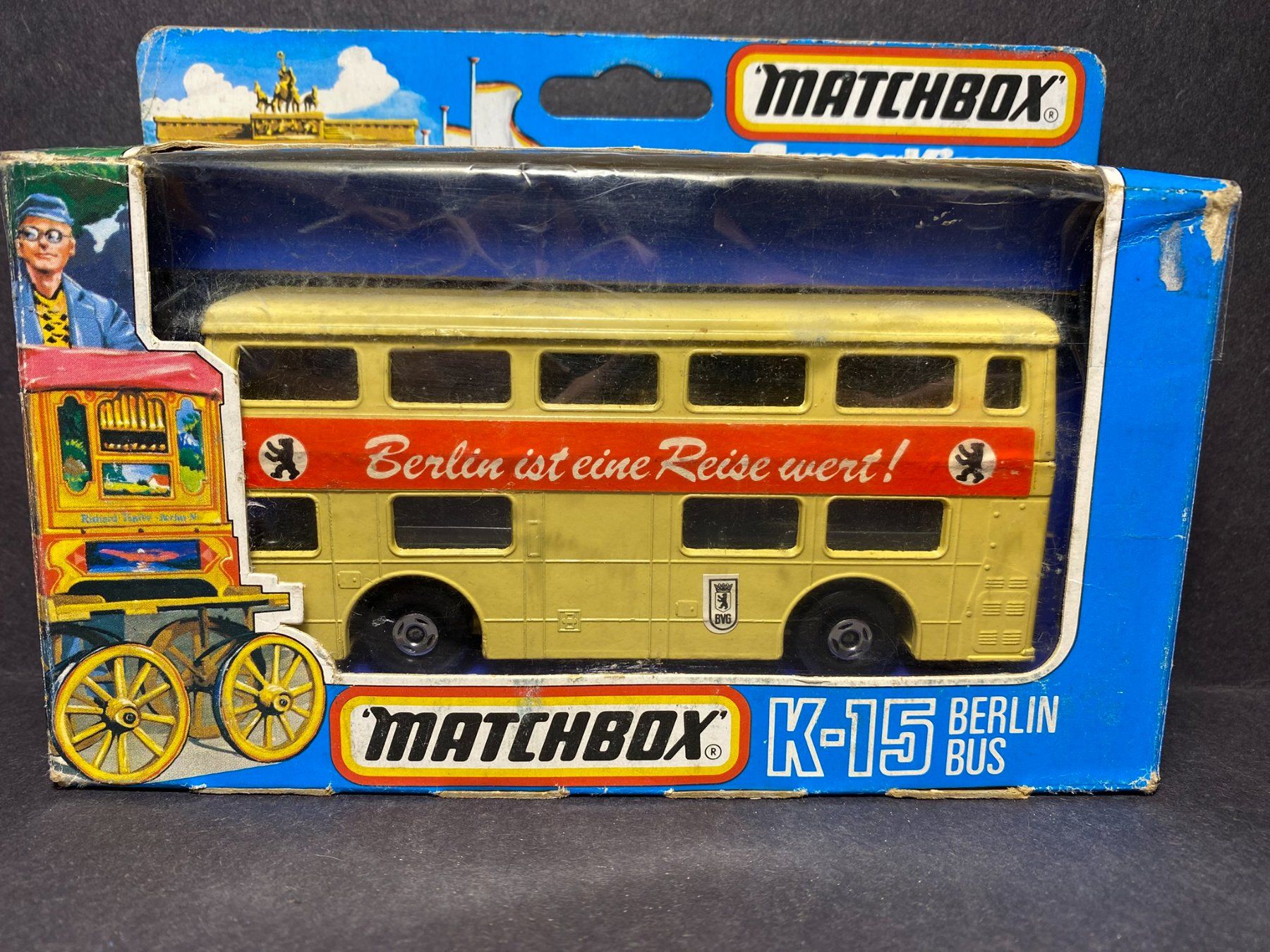 Matchbox Modellautos: Matchbox Superkings K-15 Berliner Bus OVP – Neu (gemäss Beschreibung) aus Spiez von Mlandcruiser